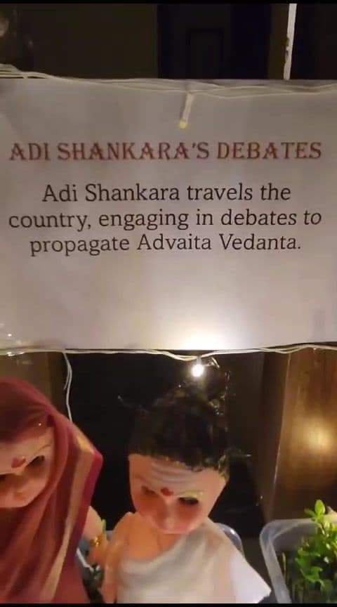 Adi Shankara themed Golu display